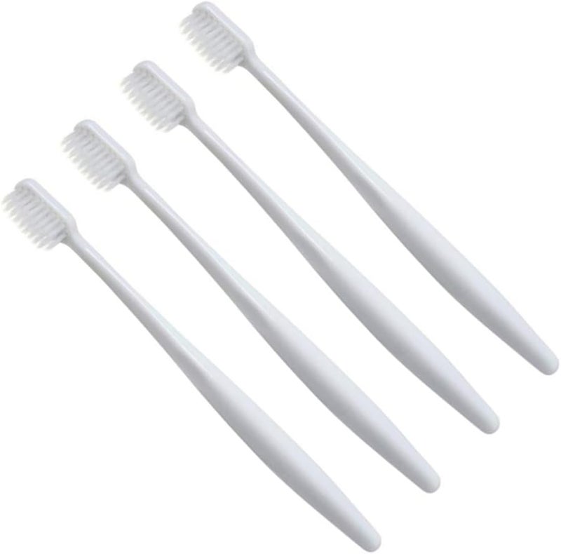Firm Bristle Toothbrush For Gums 8 Pack Sensory Plastic Brush Grey - Image 5